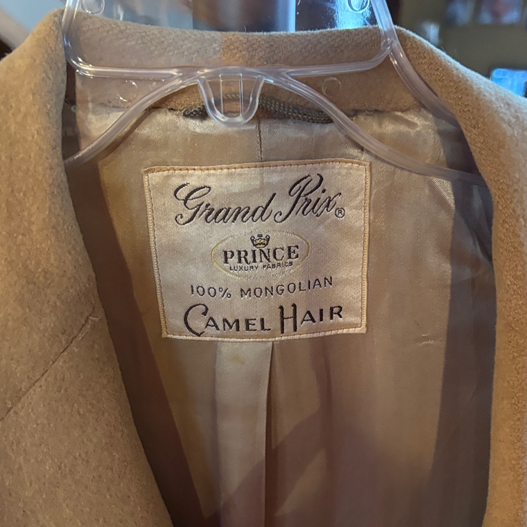 Prince Classic Tan Overcoat Vintage
